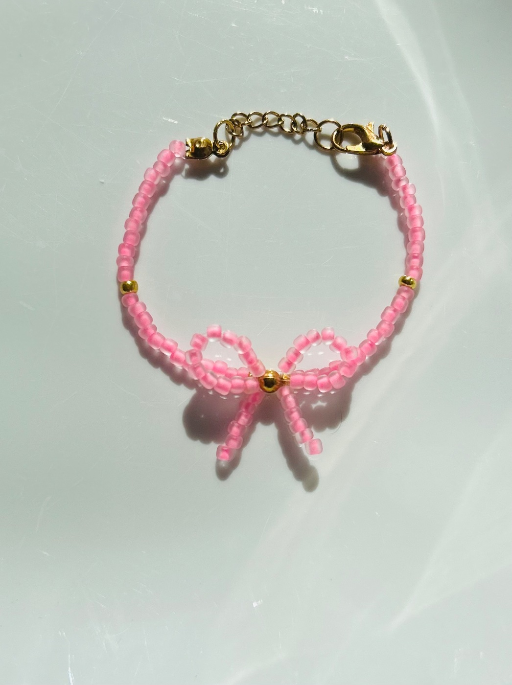 Bow Bracelet – Pink